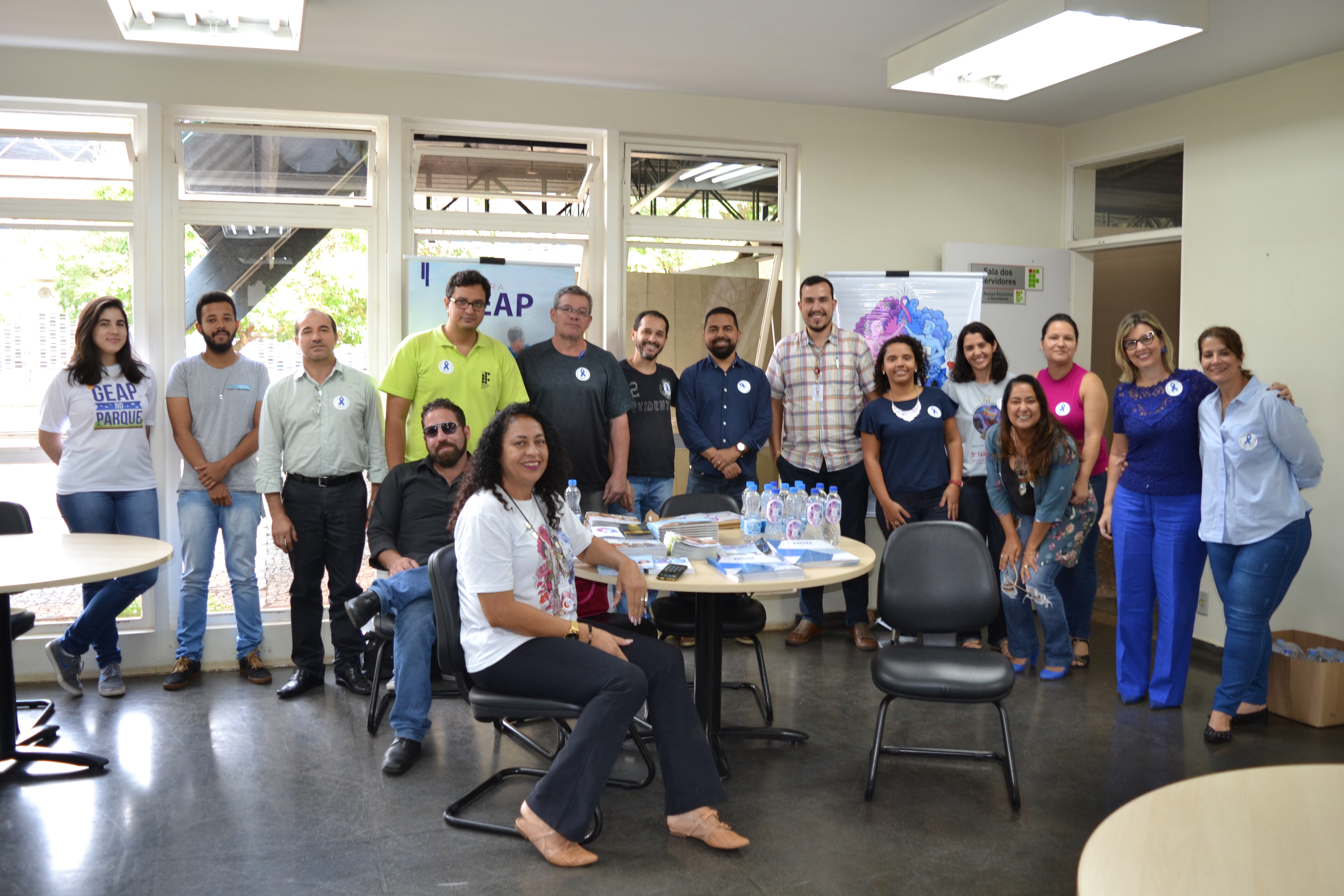 Servidores do IFG - Câmpus Goiânia participaram de atividades em alusão à campanha Novembro Azul.